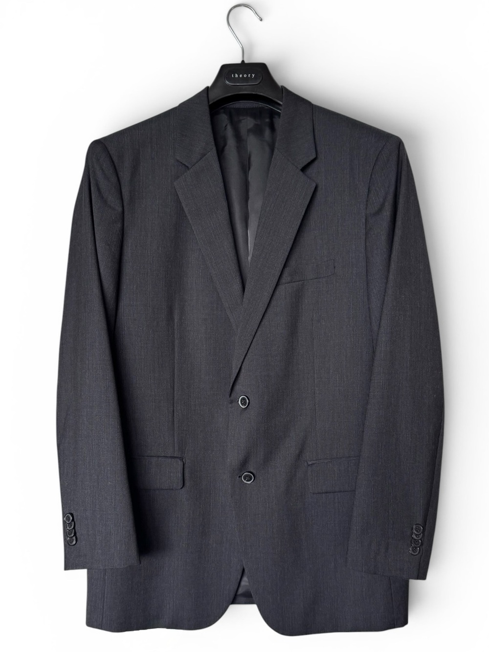 Theory Levanto XYLO 42R Charcoal Gray 100% Wool Blazer Sport Coat NWOT - Picture 5 of 13